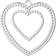 Rosendahl Karen Blixen Christmas Heart Julgranspynt 12cm