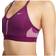 Nike Dri-FIT Indy Light-Support Padded V-Neck Sports Bra Plus Size - Sangria/Light Bordeaux/Sangria/White