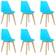 vidaXL Chaises À Manger 6 Gris Plastique Chaise de Cuisine 83cm 6pcs