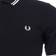 Fred Perry Twin Tipped Polo Shirt - Black