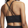 Nike Swoosh Luxe Medium-Support Padded Sports Bra - Black/Dark Smoke Grey