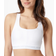 Under Armour Mid Crossback Sports Bra - White/Halo Grey