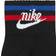 NIKE Essential Ankle Socks 3-pack - Black/White/Game Royal/University Red