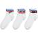 NIKE Everyday Essential Ankle Socks 3-pack - White/Black/Game Royal/University Red