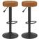 vidaXL Tabourets 2 pcs Gris Velours Tabouret de bar 83cm 2pcs