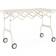 Kartell Battista Trolley Table 21.3x39.4"