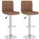 vidaXL Tabourets Lot De 2 Gris Tabouret de bar 111cm 2pcs