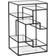 Nordal Display with Glass Bokhylla 71cm