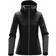 Stormtech Women's Orbiter Softshell Hoody - Black/Dolphin