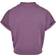 Urban Classics Ladies Short Pigment Dye Cut On Sleeve Tee - Duskviolet