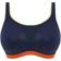 Freya Dynamic Soft Cup Crop Top Sports Bra - Navy Spice