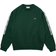 Lacoste Branded Bands Crew Neck Cotton Fleece Sweatshirt - Green