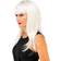 Folat Long Hair Wig with Fringe White