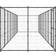vidaXL Outdoor Dog Kennel