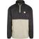 Urban Classics Stand Up Collar Pull Over Jacket - Black/Concrete