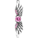 Pandora Sparkling Angel Wings Ring - Silver/Pink