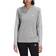 Adidas Women's Essentials 3-Stripes Long Sleeve Tee - Medium Grey Heather/White