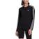 Adidas Women's Essentials 3-Stripes Long Sleeve Tee - Black/White