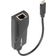 Lanberg USB C-RJ45 M-F 0.2m