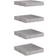 vidaXL - Wall Shelf 23.5cm 4pcs