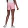 Adidas Women's Essentials Slim Logo Shorts - Light Pink/White