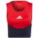 adidas Designed To Move Colorblock 3-Stripes Crop Top - Vivid Red/Legend Ink/White