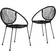 vidaXL 48566 2-pack Garden Dining Chair