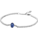 Pandora Sparkling Pavé Tennis Bracelet - Silver/Blue/Transparent