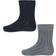 Minymo Sleet Socks 2-Pack - Grey (5874-150)