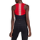 adidas Designed To Move Colorblock 3-Stripes Crop Top - Vivid Red/Legend Ink/White