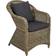 tectake 2 Poly- rattan luxury garden chair + cushion and back cushions Lounge Chair