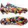 Adidas Predator Edge Geometric.1 Firm Ground Cleats - Bright Blue/Team Yellow/Solar Red