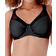 Berlei Beauty Stripe Underwired Minimizer Bra - Black/Grey