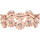 Pandora Sparkling Daisy Flower Crown Ring - Rose Gold/Transparent