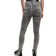 Urban Classics Ladies High Waist Skinny Jeans - Black Heavy Acid Washed