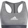 adidas Powerreact Training Medium-Support Bra - Dark Grey Heather