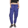 Urban Classics Ladies High Waist Crinkle Nylon Cargo Pants - Blue Purple