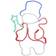 Star Trading Neoled Snowman Jullampa 75cm
