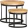 vidaXL Round Småbord 53cm 2stk