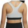 Nike Swoosh Sports Bra - Carbon Heather/White