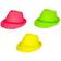 Folat Trilby hoed neon geel