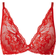 Calvin Klein Seductive Comfort Plunge Bra - Rustic Red