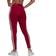 Adidas Women's Loungewear Essentials 3-Stripes Leggings - Burgundy/White