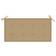 vidaXL - Cuscino per sedia Beige (100x50cm)