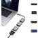 Hama USB C-Mini DisplayPort/HDMI/VGA 0.2m