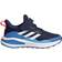 Adidas Kid's FortaRun Elastic Lace Top Strap - Dark Blue/Cloud White/Bright Blue