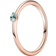 Pandora Solitaire Ring - Rose Gold/Blue