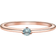 Pandora Solitaire Ring - Rose Gold/Blue