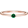 Pandora Solitaire Ring - Rose Gold/Green