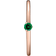 Pandora Solitaire Ring - Rose Gold/Green